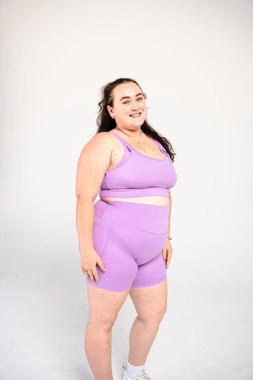 Clover Nursing Sports Bra | Lilac